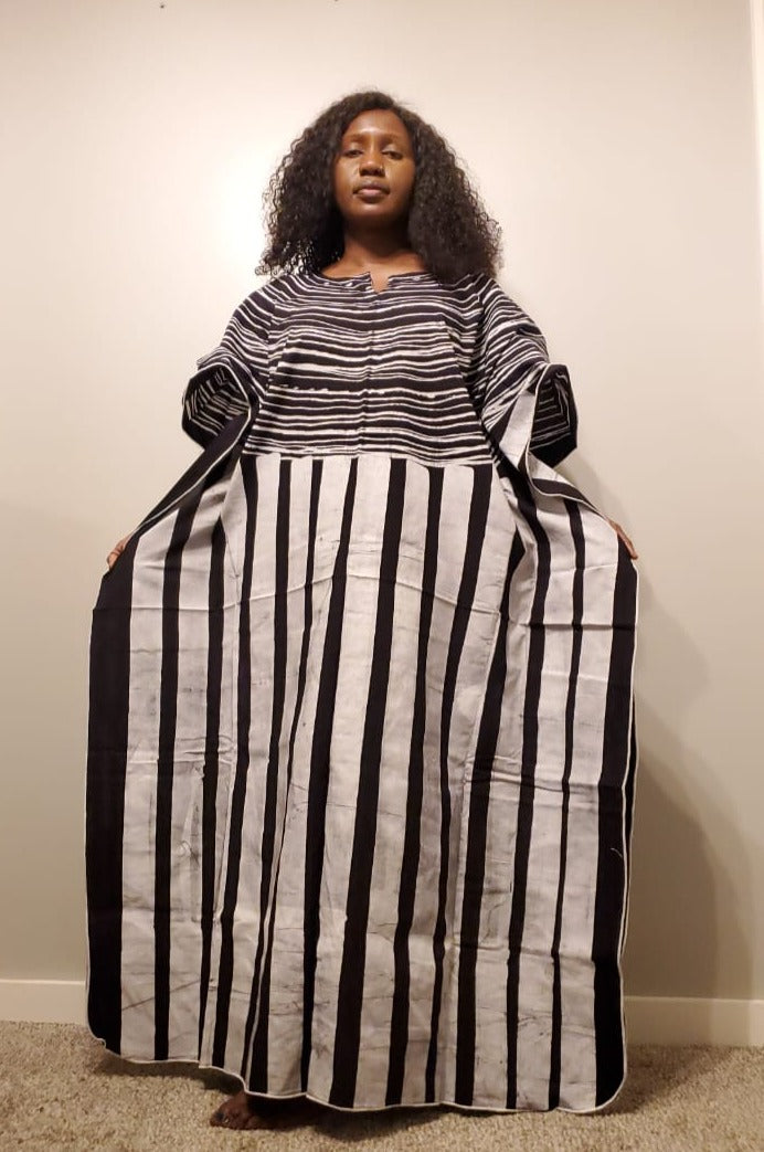 Batiki boubou zebra