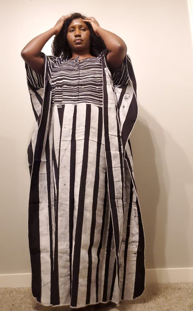 Batiki boubou zebra